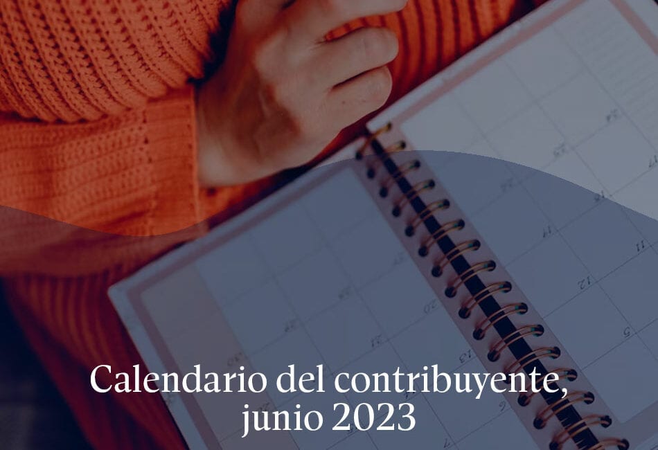 Calendario del contribuyente, mayo 2023