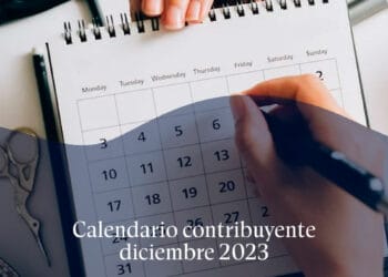 Calendario contribuyente diciembre 2023