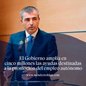 El Gobierno amplía en cinco millones las ayudas destinadas a la promoción del empleo autónomo