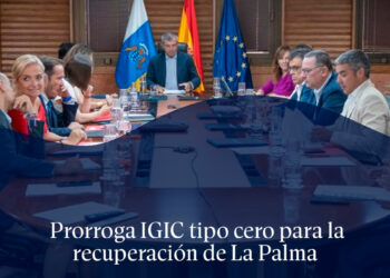 Prorroga IGIC tipo cero para la recuperación de La Palma