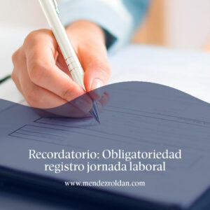 Registro jornada laboral